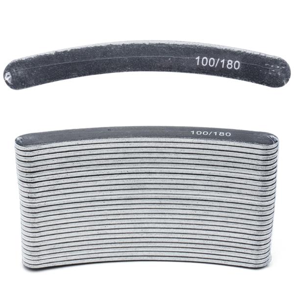 NAIL FILE 100/180 GRIT CURVE SET