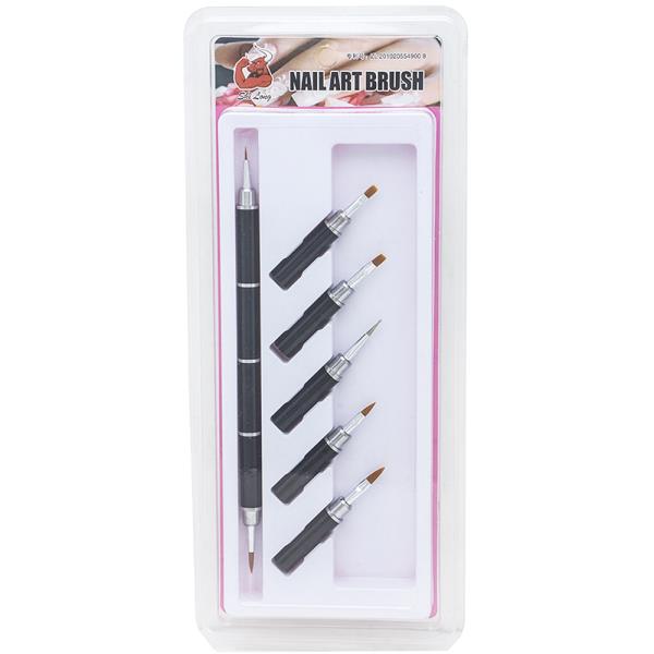 NAIL ART 2 WAY BRUSH SET