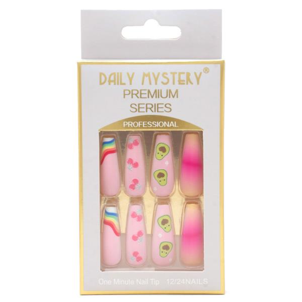ACOVADO RAINBOW PATTERN NAIL TIPS