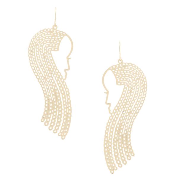 METAL WOMEN DANGLE EARRING