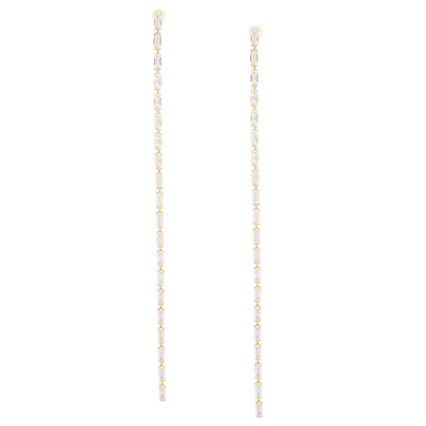 RHINESTONE DANGLE EARRING