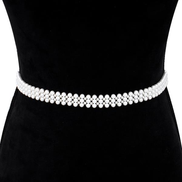PEARL LACE BELT