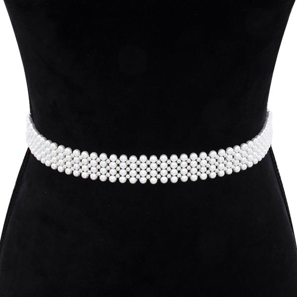 PEARL LACE BELT