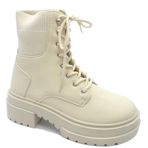 MIXED MATERIAL COMBAT BOOTS 12 PAIRS