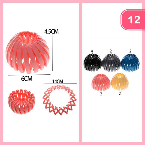 FASHION BIRD NEST HAIR BANDS (12UNITS)