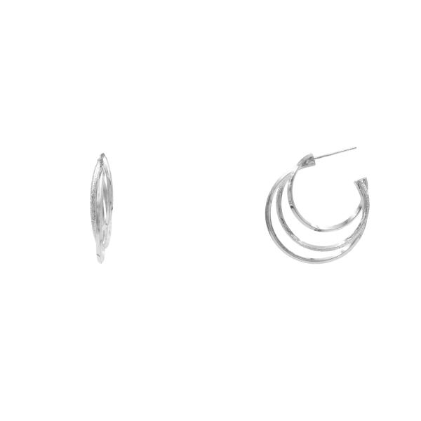 LAYERD HOOP EARRING