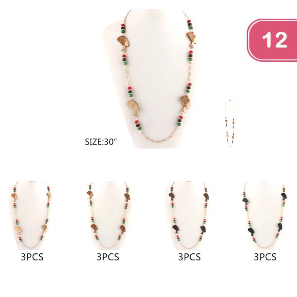FASHION BOHEMIAN NECKLACE (12UNITS)