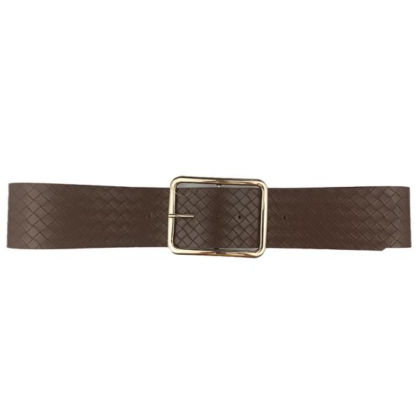 WOVEN RECTANGLE BUCKLE BELT