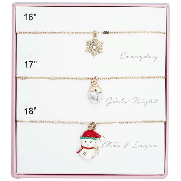 CHRISTMAS CHARM BRACELET SET