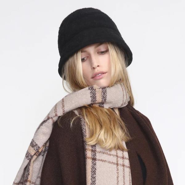 SHEARLING BUCKET HAT