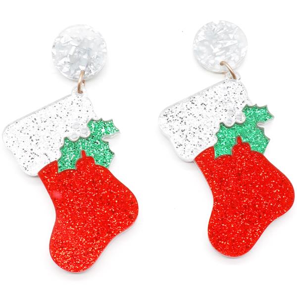 CHRISTMAS SOCKS EARRING