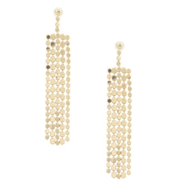 METAL DANGLE EARRING