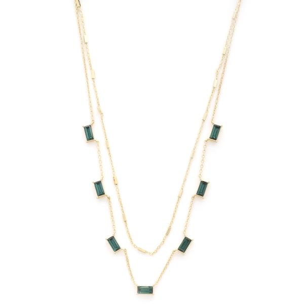 CRYSTAL LAYERED NECKLACE