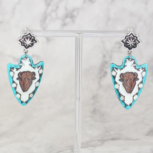 WESTERN STYLE ARROW DANGLE EARRING