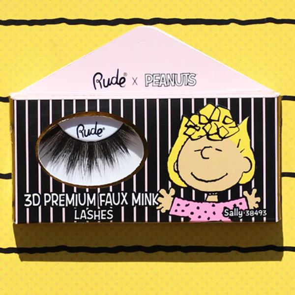 RUDE COSMETICS PEANUTS 3D PREMIUM FAUX MINK EYE LASHES SALLY