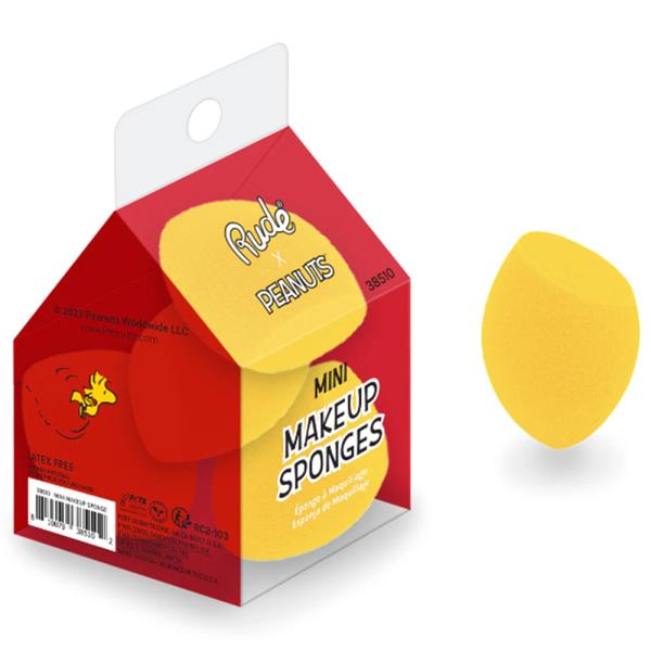 RUDE COSMETICS PEANUTS MINI MAKEUP SPONGES