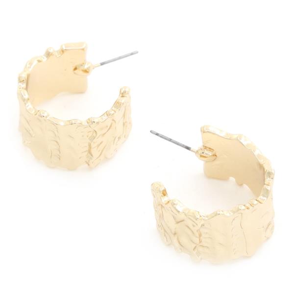 WIDE OPEN CIRCLE EARRING