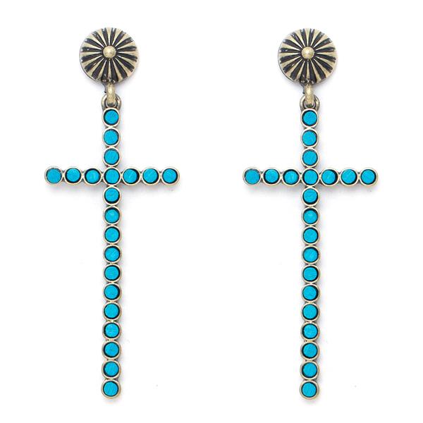 FASHION CROSS EARRING
