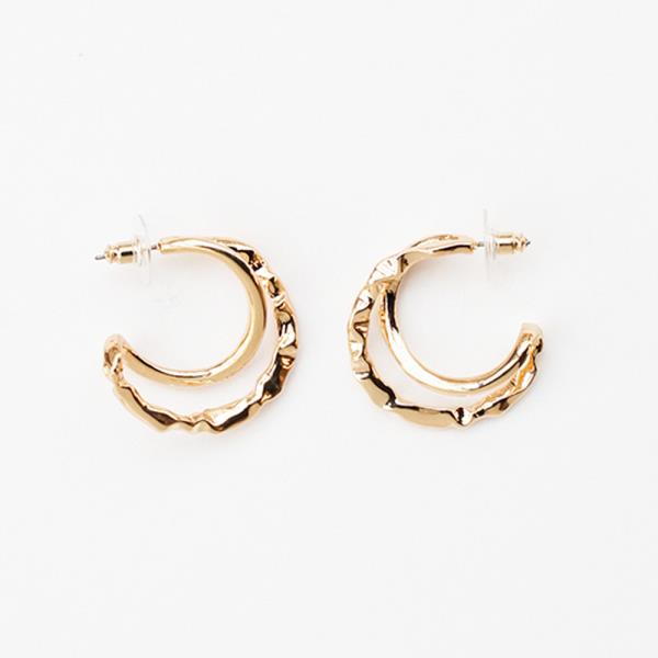DOUBLE HOOP EARRING