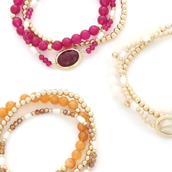 BEADED BRACELET SET