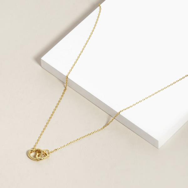 GOLD DIPPED PENDANT NECKLACE