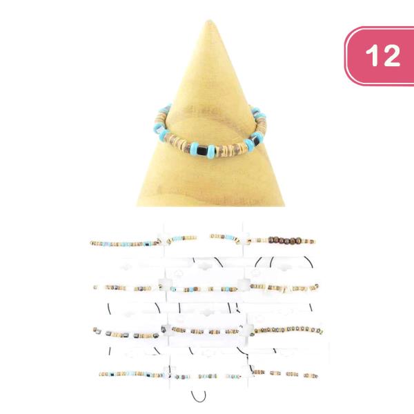FASHION BEAD BRACELET (12 UNITS)