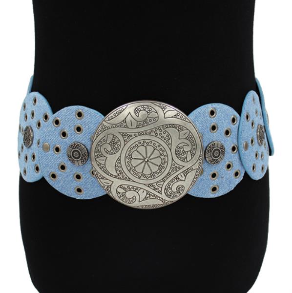 WESTERN COLOR MULTI ROUND BELT