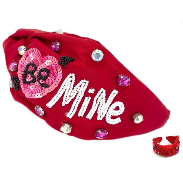 SEED BEAD BE MINE HEADBAND