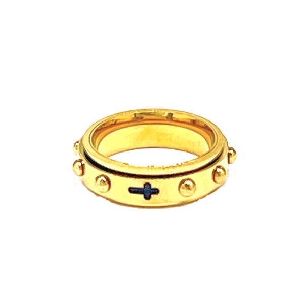 CROSS METAL RING