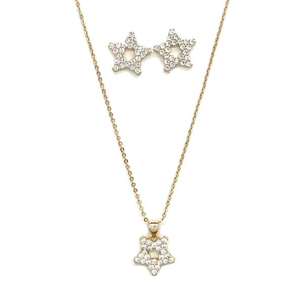 STAR CHARM RHINESTONE NECKLACE