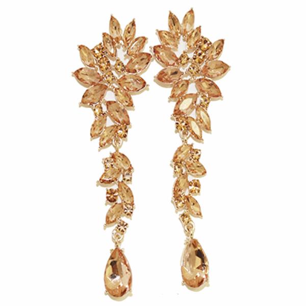 COLOR GEMSTONE PARTY EARRING