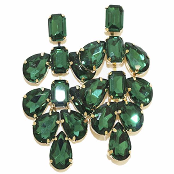 COLOR GEMSTONE PARTY EARRING