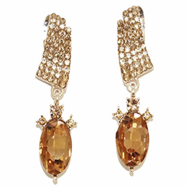 COLOR GEMSTONE PARTY EARRING