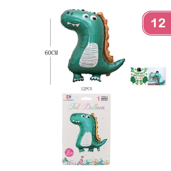 DINOSAUR FOIL BALLOON (12UNITS)