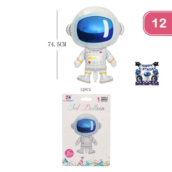ASTRONAUT FOIL BALLOON (12UNITS)