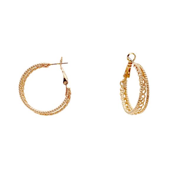 TRIPLE HOOP EARRING