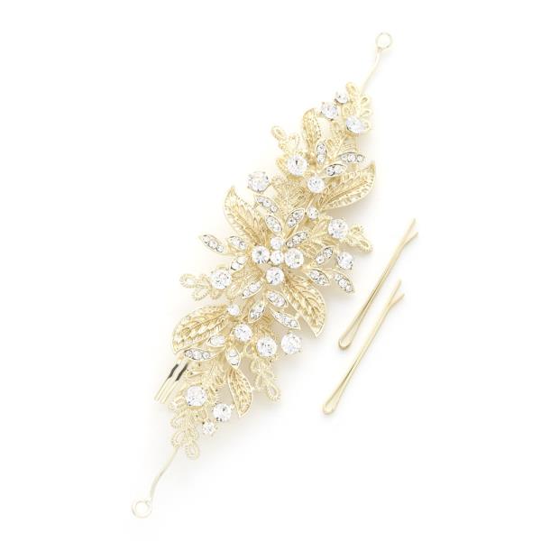 FLOWER RHINESTONE HAIR VINE