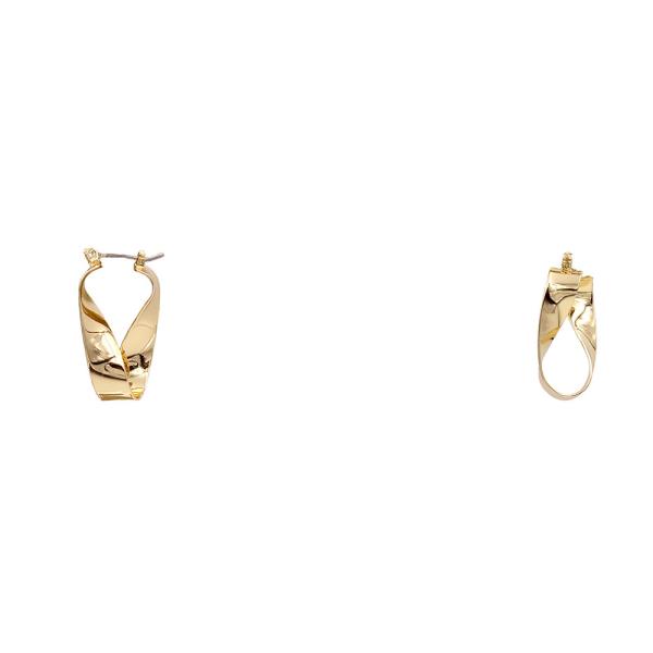 BENT METAL EARRING