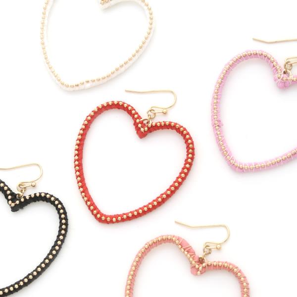 HEART SHAPE DANGLE EARRING