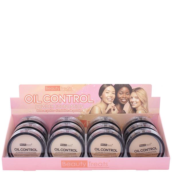 BEAUTY TREATS OIL CONTROL POWDER FOUNDATION (12 UNITS)