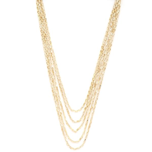 METAL LAYERED NECKLACE