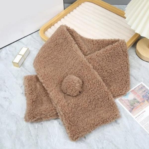 PLUSH PULL THROUGH STOLE SCARF (12 UNITS)