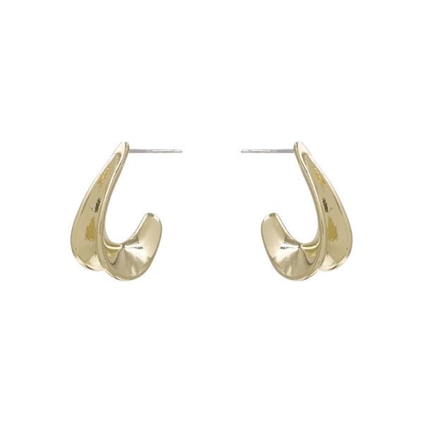 METAL HOOP EARRINGS