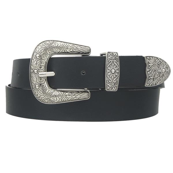 SUN FLORA EMBOSSED WESTERN BELT