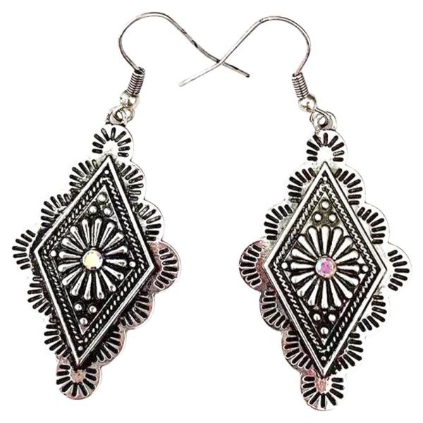 MOROCCAN SHAPE DANGLE EARRING