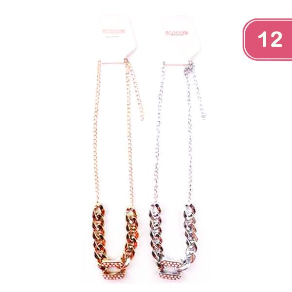FASHION METAL NECKLACE (12 UNITS)