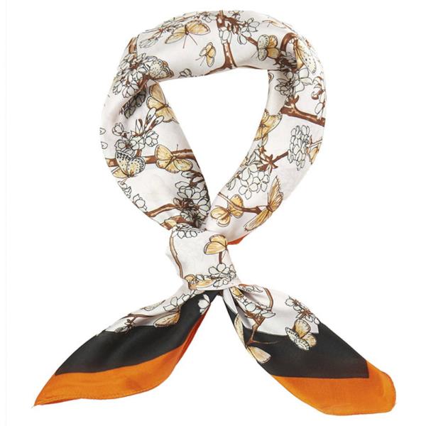 FLOWER WITH BUTTERFLY BANDANA