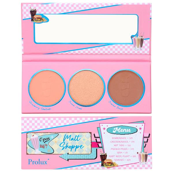 PROLUX MATT SHOPPE 3 COLOR PALETTE W MIRROR
