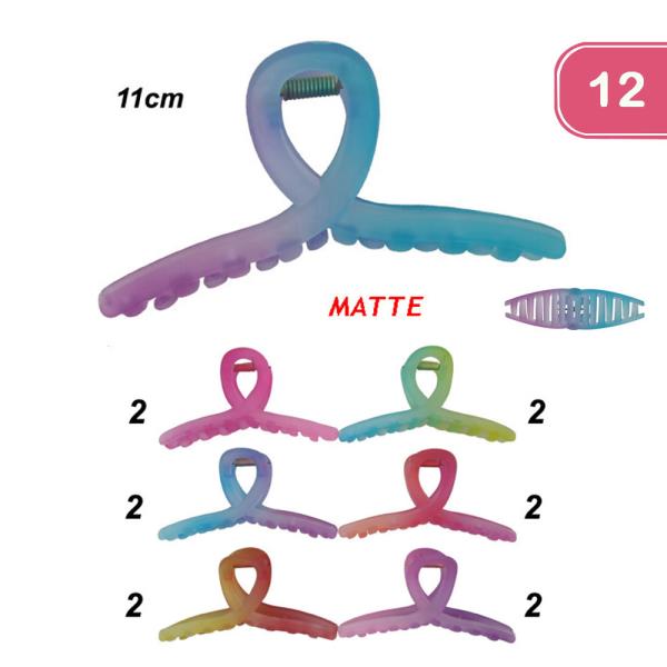 MATTE HAIR CLIP ( 12 UNITS )