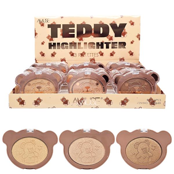 AMUSE TEDDY HIGHLIGHTER (24 UNITS)